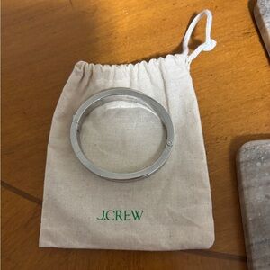 J.crew Silver Bangle Bracelet